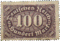 Stamp 100 marks