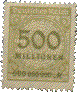 Stamp 500 million marks
