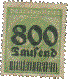 Stamp 800 marks